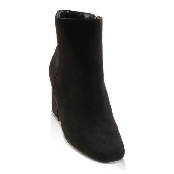 Ankle Suede Booties - Picture 1 of 3